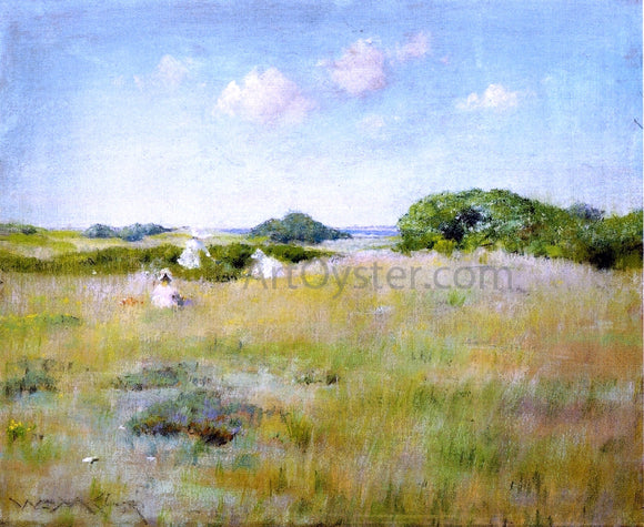  William Merritt Chase A Summer Day - Canvas Art Print