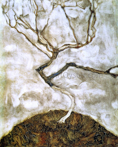  Egon Schiele A Tree in Late Autumn - Canvas Art Print