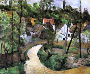  Paul Cezanne A Turn in the Road - Canvas Art Print