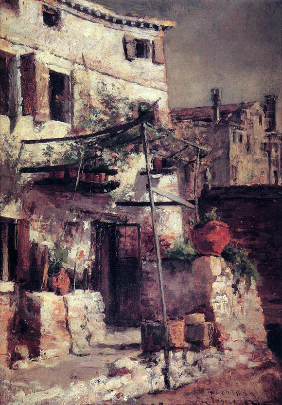  John Twachtman A Venetian Scene - Canvas Art Print