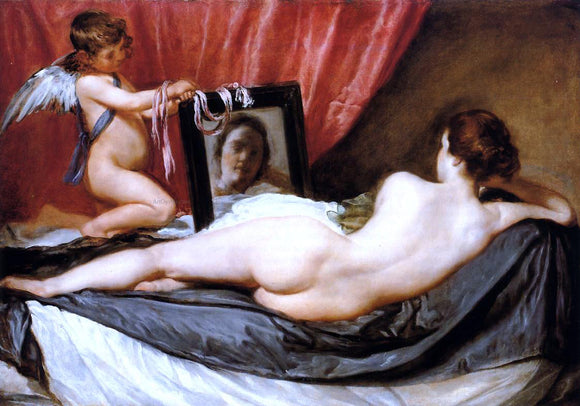  Diego Velazquez A Venus at Her Mirror - Canvas Art Print