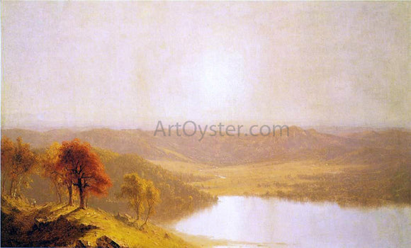  Sanford Robinson Gifford A View from the Berkshire Hills, near Pittsfield, Massachusetts - Canvas Art Print
