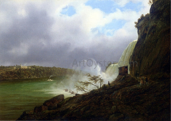  Ferdinand Richardt A View of Niagara Falls - Canvas Art Print