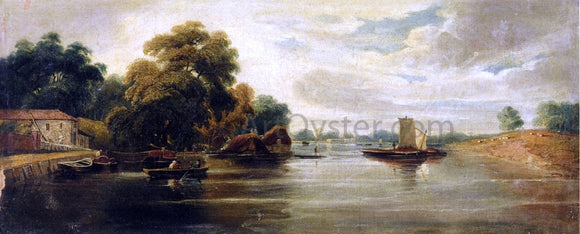  John Varley View of the Thames Looking Towards Battersea - Canvas Art Print