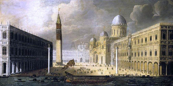  Francois De Nome A View of Venice - Canvas Art Print