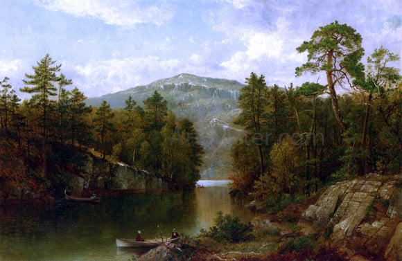  David Johnson A View on Lake George - Canvas Art Print