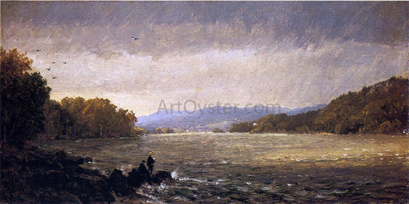  Jasper Francis Cropsey A View Upstream - Canvas Art Print