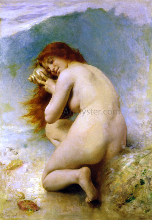  Leon Bazile Perrault A Water Nymph - Canvas Art Print