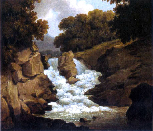  Robert Salmon A Waterfall - Canvas Art Print