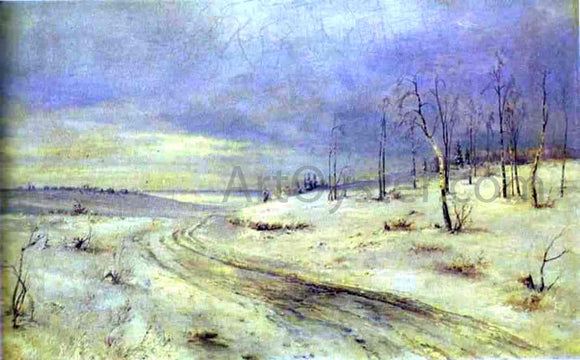  Alexei Kondratevich Savrasov A Winter Road - Canvas Art Print