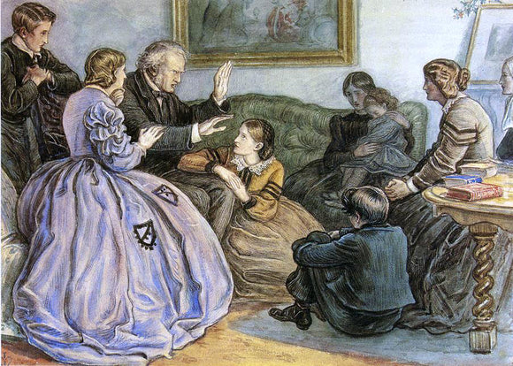  Sir Everett Millais A Winter's Tale - Canvas Art Print