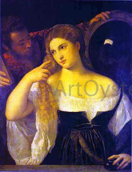  Titian A Woman at Her Toilet - Canvas Art Print