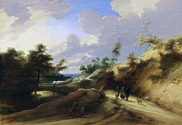  Lodewijk De Vadder A Wooded Dune Landscape - Canvas Art Print