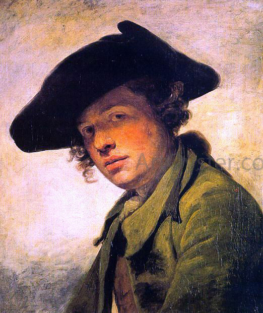  Jean Baptiste Greuze A Young Man in a Hat - Canvas Art Print