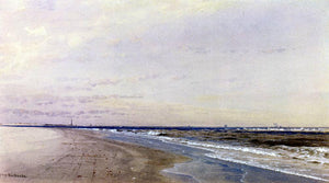  William Trost Richards Abescon Light, Atlantic City, NJ - Canvas Art Print