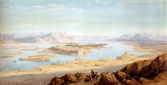  Charles Vacher Above Aswan - Canvas Art Print