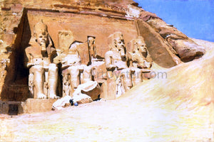  Frederick Arthur Bridgeman Abu Simbel - Canvas Art Print