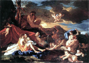  Nicolas Poussin Acis and Galatea - Canvas Art Print