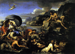  Francois Perrier Acis, Galatea, and Polyphemus - Canvas Art Print