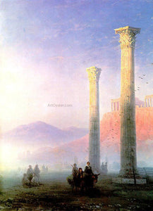  Ivan Constantinovich Aivazovsky Acropolis of Athens - Canvas Art Print