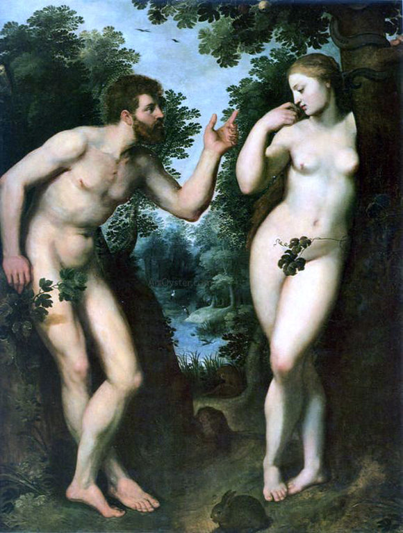  Peter Paul Rubens Adam and Eve - Canvas Art Print
