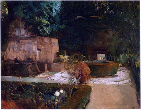  Joaquin Sorolla Y Bastida Adarves Garden, Alhambra - Canvas Art Print