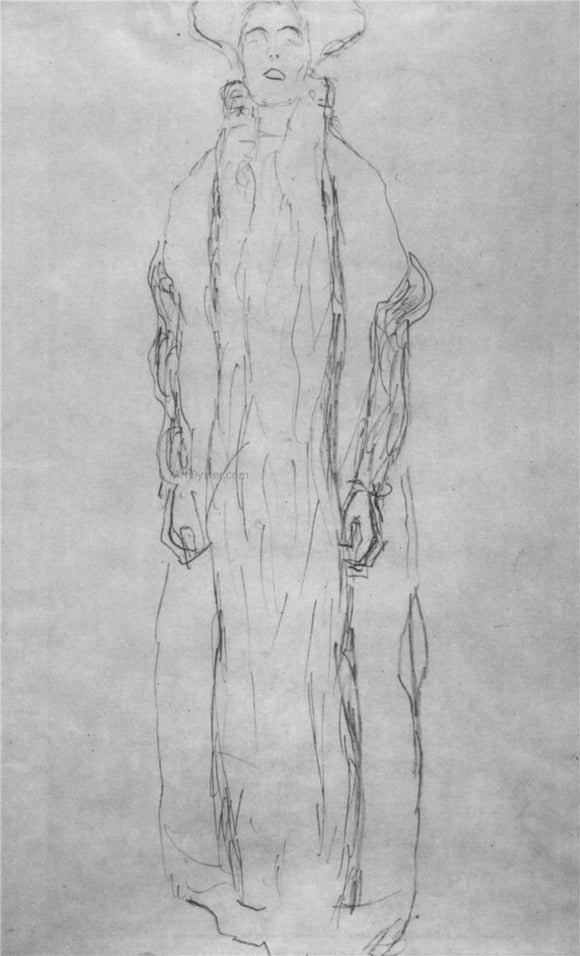  Gustav Klimt The Adele Bloch-Bauer Sketch - Canvas Art Print