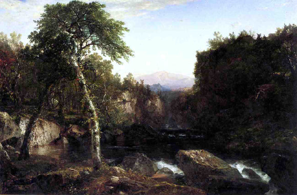  John Frederick Kensett Adirondack Scenery - Canvas Art Print