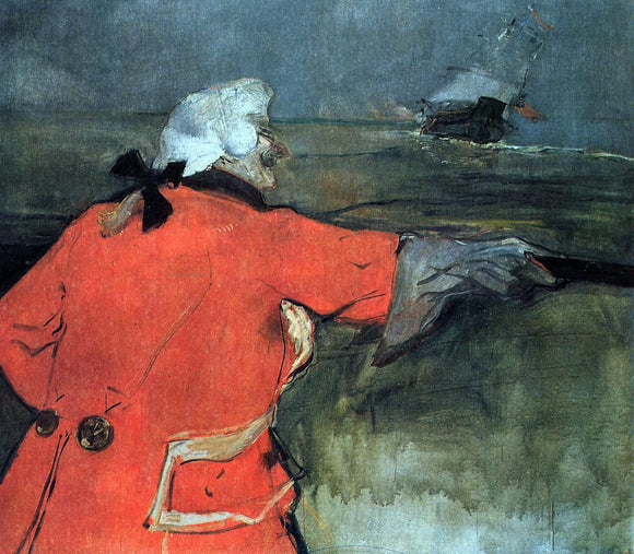  Henri De Toulouse-Lautrec Admiral Viaud - Canvas Art Print
