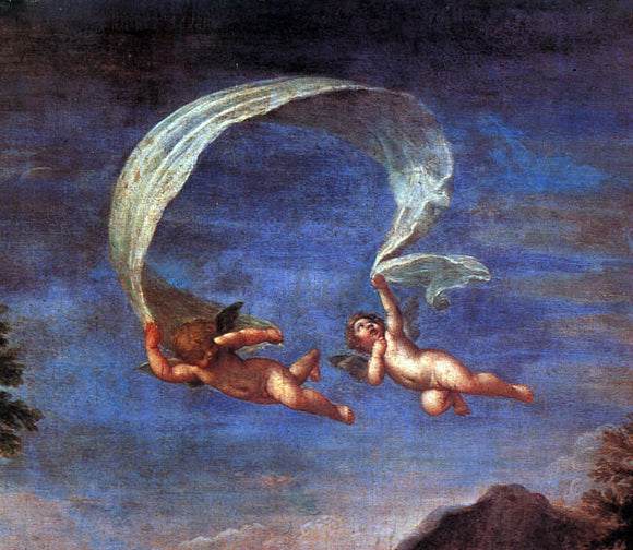  Francesco Albani Adonis Led by Cupids to Venus, detail - Canvas Art Print