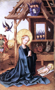  Stefan Lochner Adoration of the Child Jesus - Canvas Art Print