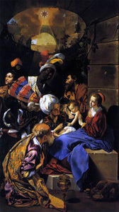  Fray Bautista Maino Adoration of the Kings - Canvas Art Print