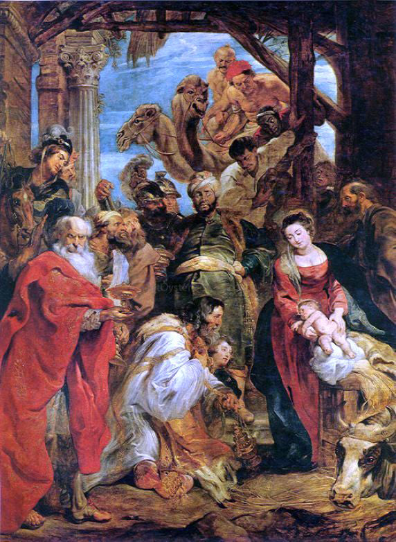 Peter Paul Rubens Adoration of the Kings - Canvas Art Print