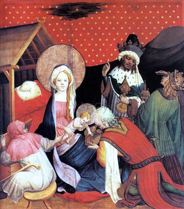 Master Francke Adoration of the Magi - Canvas Art Print