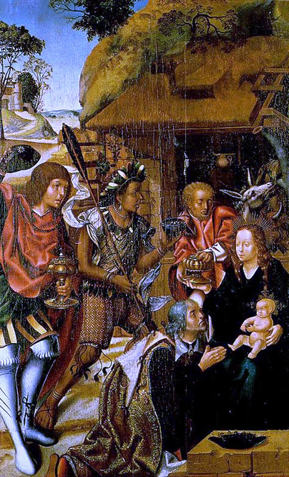  Vasco Fernandes Adoration of the Magi - Canvas Art Print