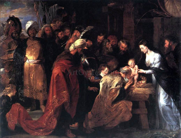  Peter Paul Rubens Adoration of the Magi - Canvas Art Print