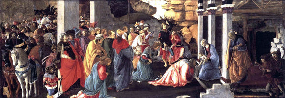  Sandro Botticelli Adoration of the Magi - Canvas Art Print