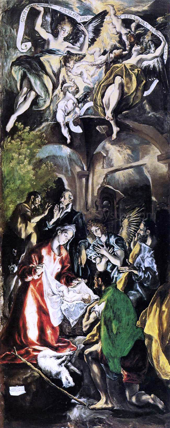  El Greco Adoration of the Shepherds - Canvas Art Print