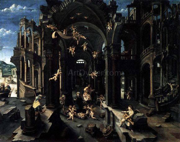  Jean De Gourmont Adoration of the Shepherds - Canvas Art Print