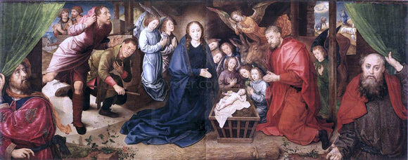  Hugo Van der Goes Adoration of the Shepherds - Canvas Art Print