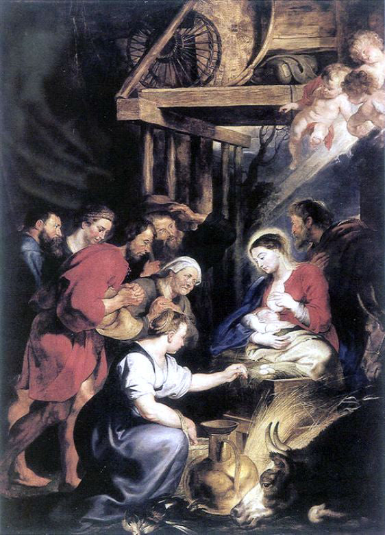  Peter Paul Rubens Adoration of the Shepherds - Canvas Art Print
