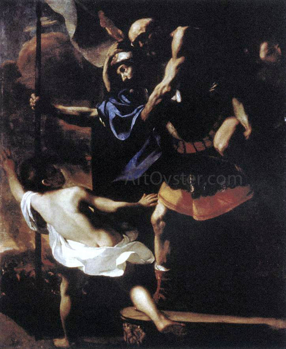  Mattia Preti Aeneas, Anchises and Ascanius Fleeing Troy - Canvas Art Print
