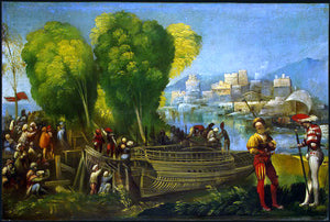  Dosso Dossi Aeneas and Achates on the Libyan Coast - Canvas Art Print
