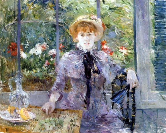  Berthe Morisot After Luncheon - Canvas Art Print