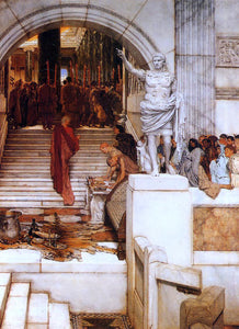  Sir Lawrence Alma-Tadema After the Audience - Canvas Art Print