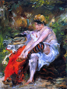  Lovis Corinth After the Bath - Canvas Art Print