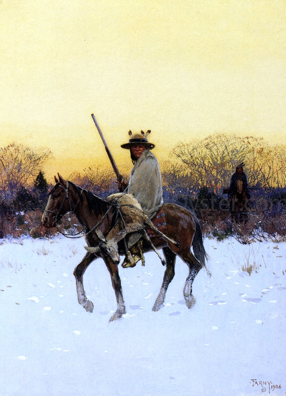  Henry F Farney After the Hunt - Canvas Art Print