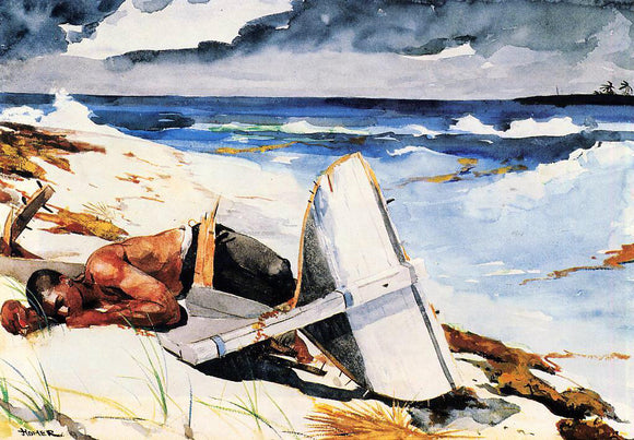  Winslow Homer After the Hurricane - Canvas Art Print