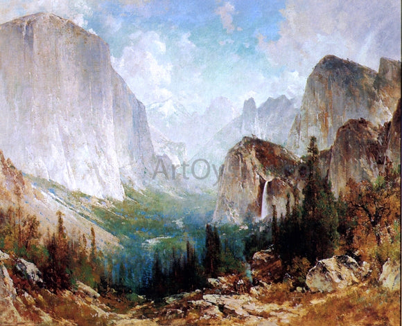  Thomas Hill After the Storm, Yosemite Valley - Canvas Art Print