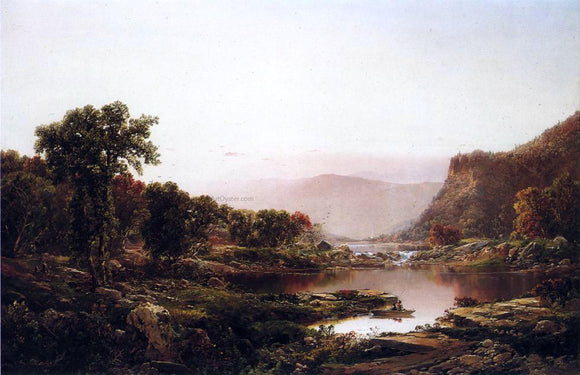  William Louis Sonntag Afterglow, Massanutten Mountains - Canvas Art Print